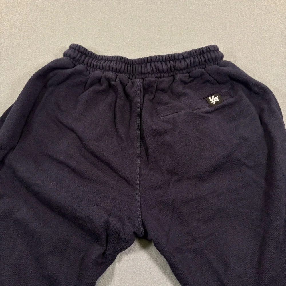 YOUNGLA Mens Navy Blue Tapered Joggers Sweatpants Medium Gym Wear